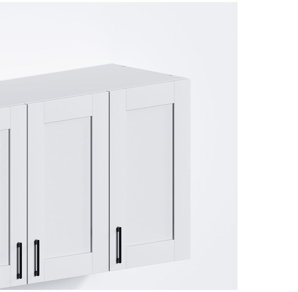 Amazon.com: White Laundry Room Cabinets and Storage with 3 Doors